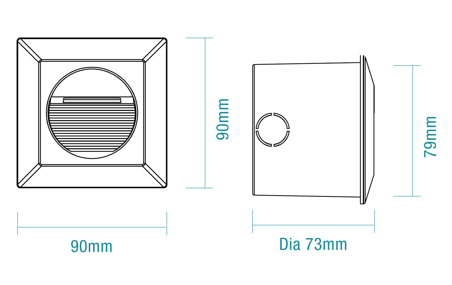 Quattro LED Step Light