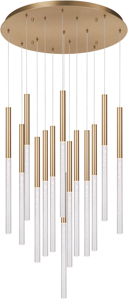 Calibo Rhea 14 Light Pencil Drop LED Pendant