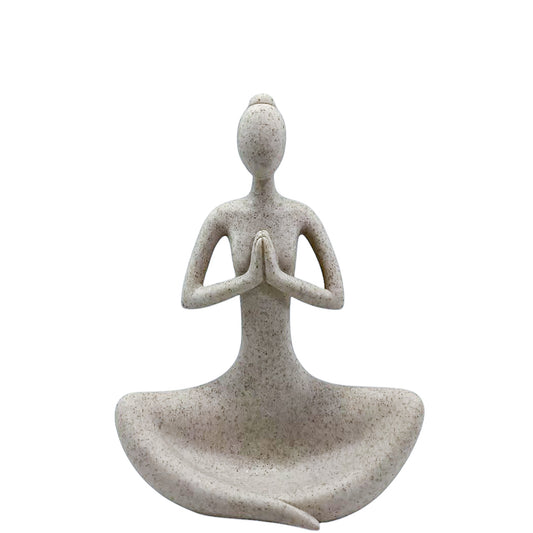 Yoga Lady Stone Resin Small