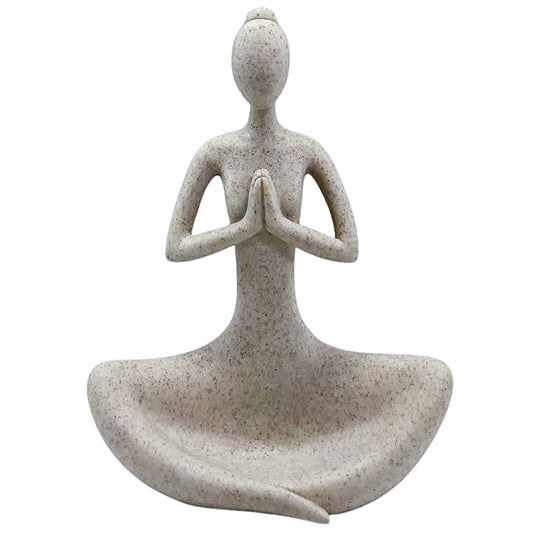 Yoga Lady Stone Resin Large