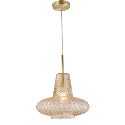 Calibo Sculpt Faceted Cut Glass 1 Light Pendant