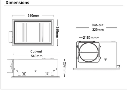 Domino Duo Bathroom Heater