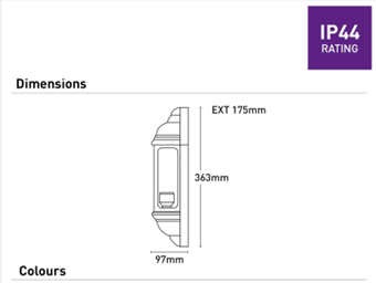 Nepean II Exterior Wall Light