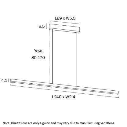Torben 240 Linear Pendant