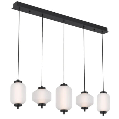 Torso LED 5 Light Bar Pendant