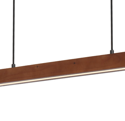 Truso Linear Pendant Walnut