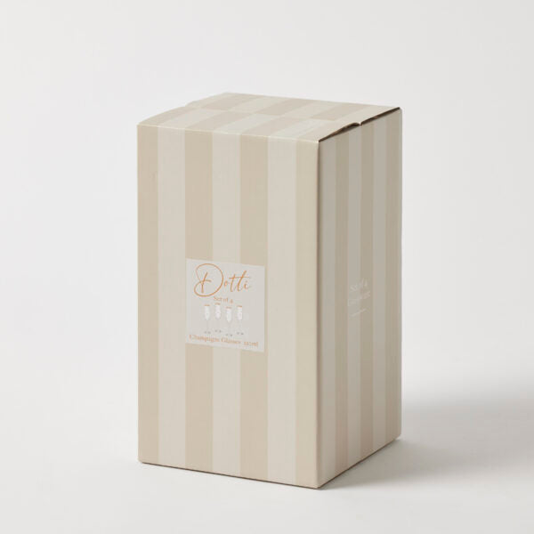 Dotti Champagne Glasses Set of 4 – 250mL