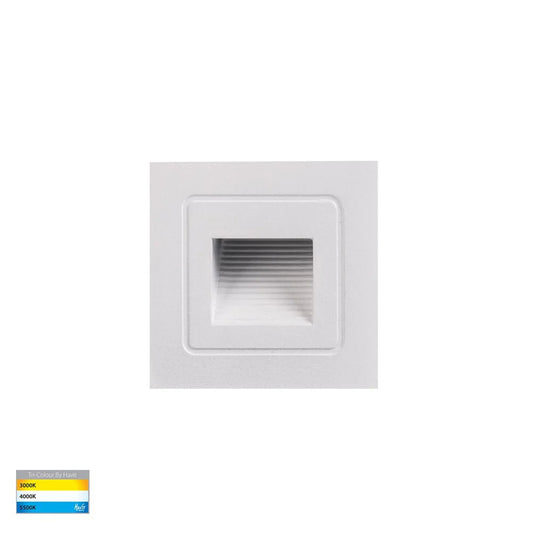 Trin 12v Recessed LED Step Light Square 1w