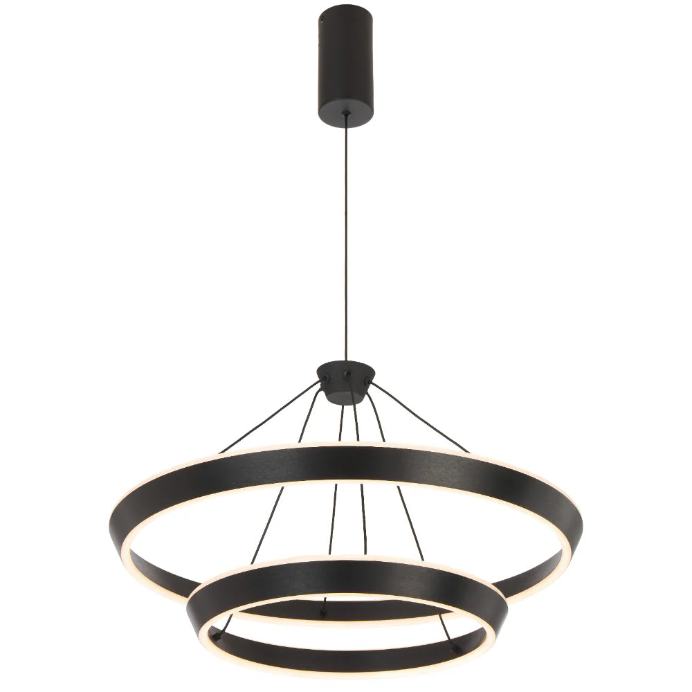 Vantel 2 Tier Pendant Black