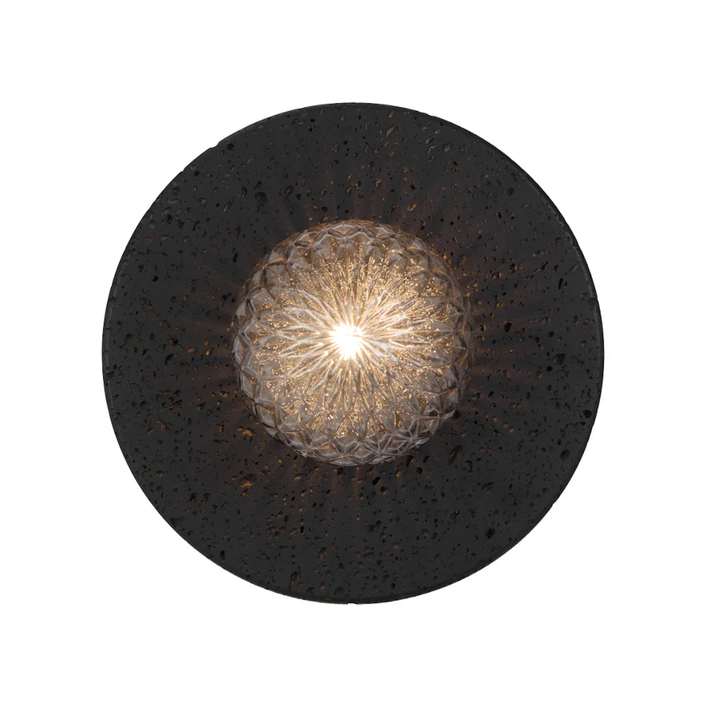 Varon Wall Light Black Travertine