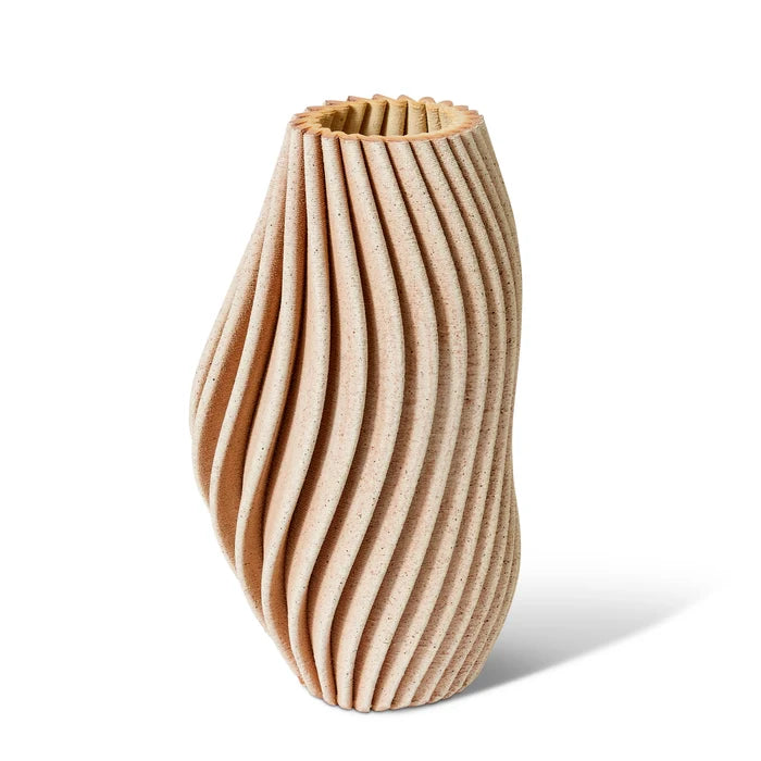 Alek Vase Mixed Beige