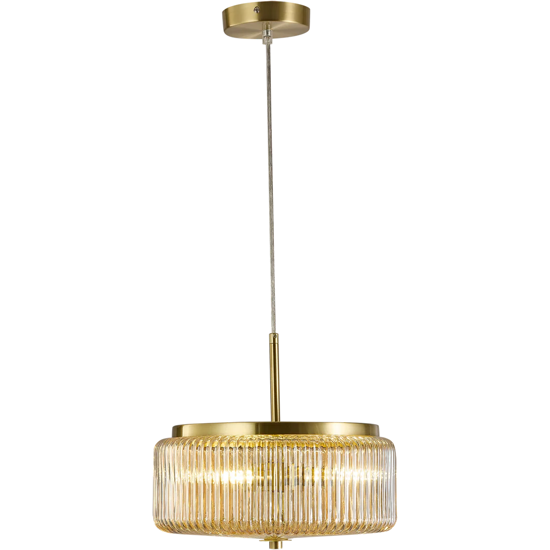 Whistler Contemporary Ribbed Glass G9 Pendant