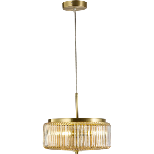 Whistler Contemporary Ribbed Glass G9 Pendant