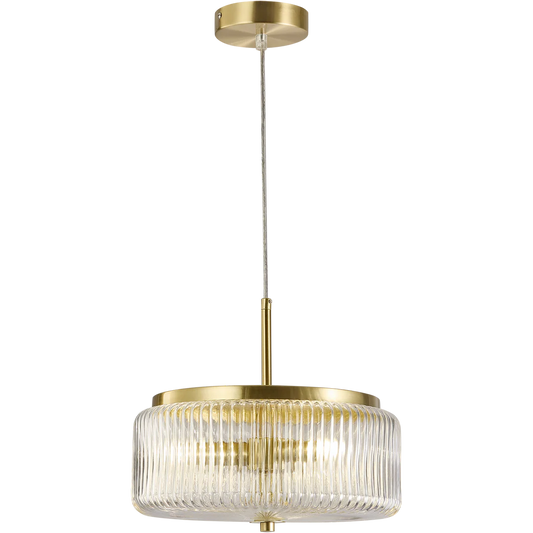 Whistler Contemporary Ribbed Glass G9 Pendant