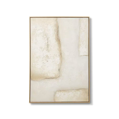 Kohana Hand Painted Wall Art White