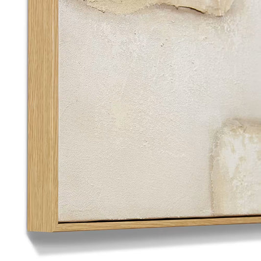 Kohana Hand Painted Wall Art White