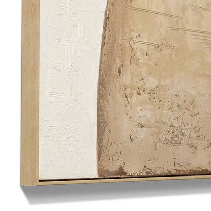 Taiyo I Hand Painted Wall Art Brown
