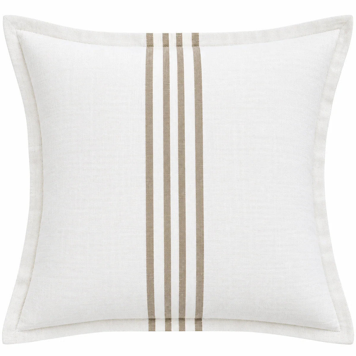 Linen Aura White 50x50 Cushion