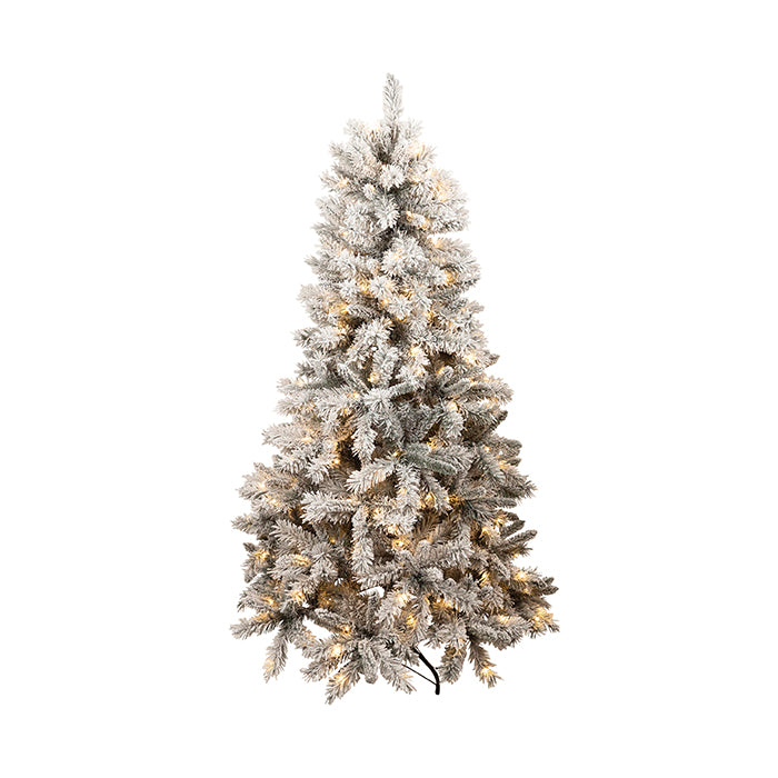 THREDBO Flocked Tree with 260LED 1.8m Tall