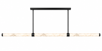 Sofia Spanish Alabaster Stone Bar Pendant 60mm DIA 1500mm