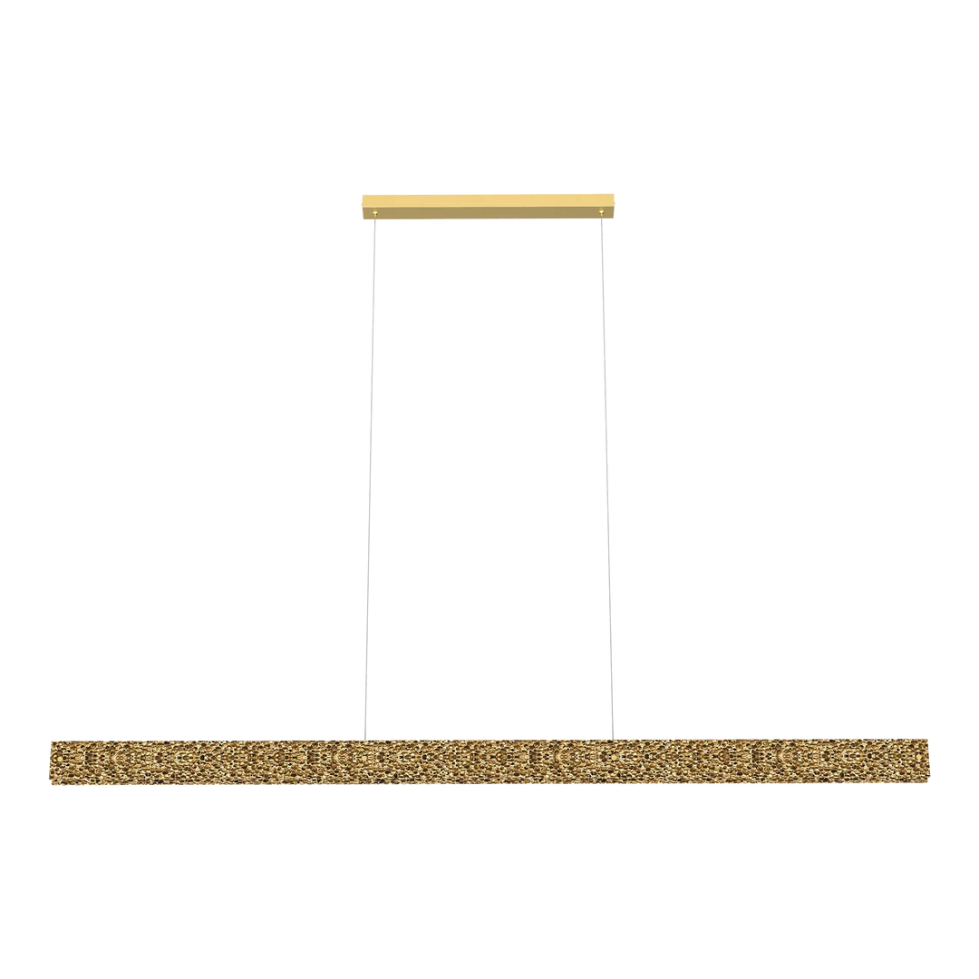 Calibo Couas Textured Honeycomb 3CCT LED Linear Pendant