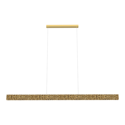 Calibo Couas Textured Honeycomb 3CCT LED Linear Pendant