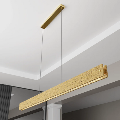 Calibo Couas Textured Honeycomb 3CCT LED Linear Pendant