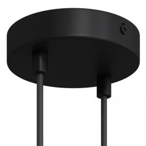 Double Plate 12cm Black