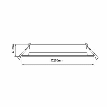 DL5000 50w LED Downlight