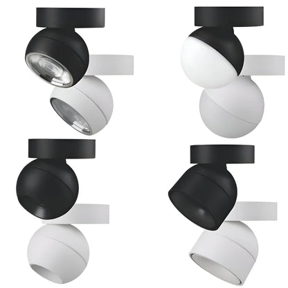 Domus MOON-SM 6/9W LED Power/Tri-Colour Switchable Surface Mount Downlight