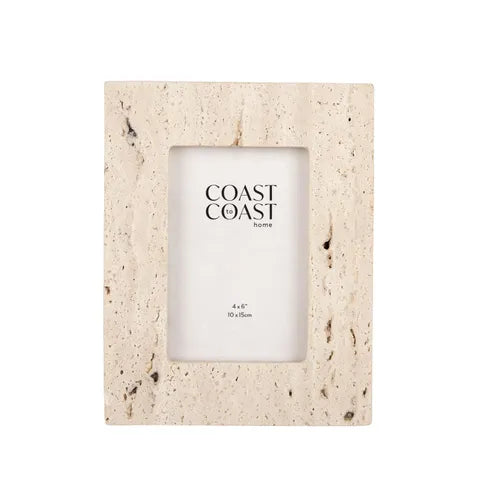 Len Travertine Photo Frame