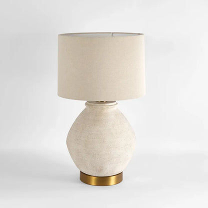 Forbes White Sand Table Lamp EMAC&LAWTON