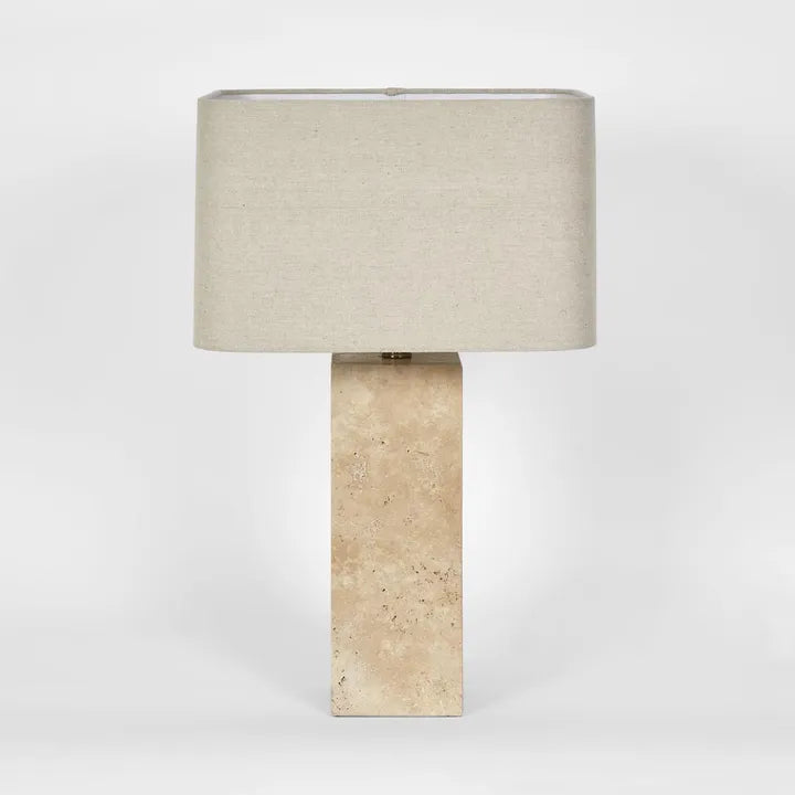 Imperial Travertine Table Lamp EMAC&LAWTON