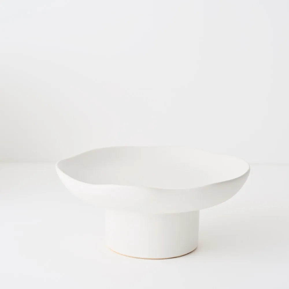 Fisko Pedestal Stand White