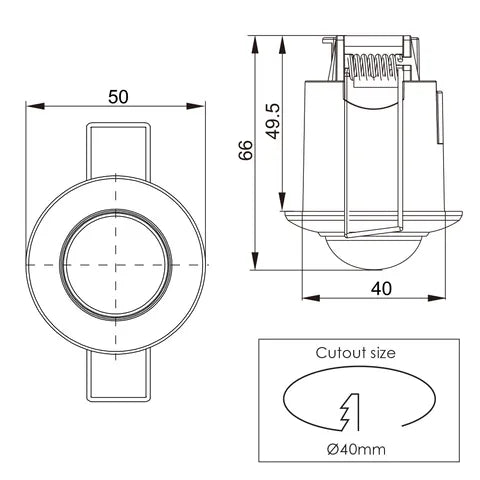 HAWK 360 Recessed Sensor