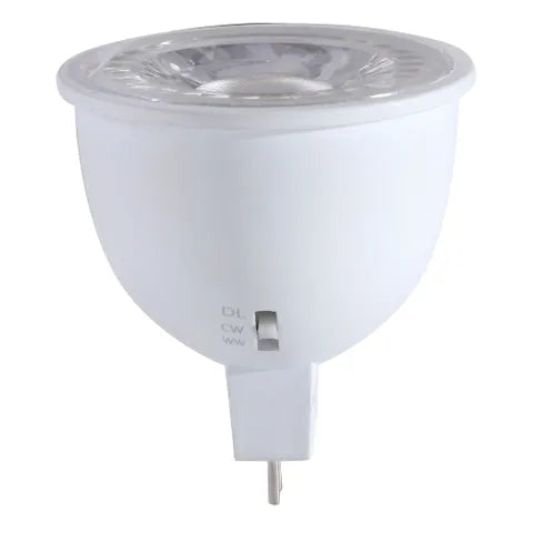 6w MR16 Tri-Colour LED Globe 12/24v