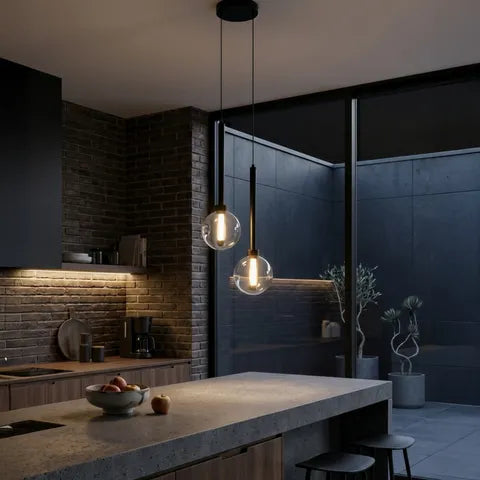 Meteor 2 Light Pendant Black