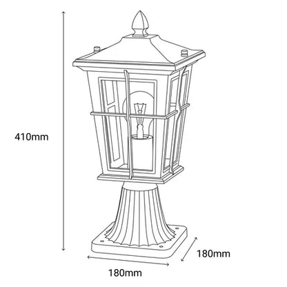 Eden Black Pillar Mount