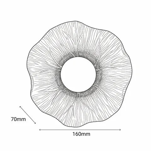 Lotus 3w Wall Light