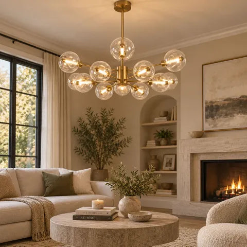 Meteor 12 Light Round Pendant