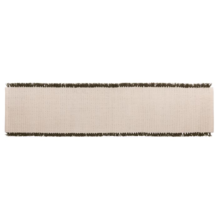 Amalfi Isla Fringe Table Runner Green