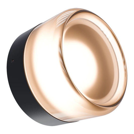 Calibo Gull Round Frosted Acrylic 3CCT LED Exterior Wall Light