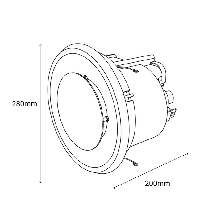 Extract Halo 240 Bathroom Exhaust Fan