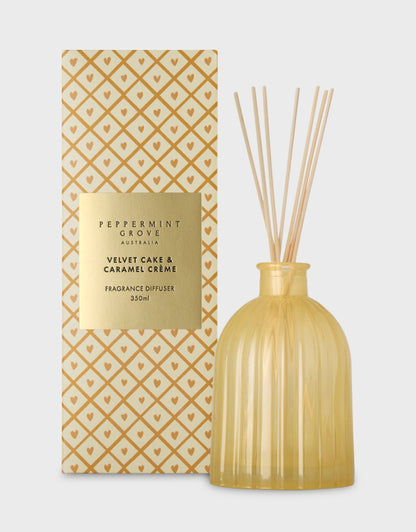 Velvet Cake & Caramel Crème Fragrance Diffuser 350ml