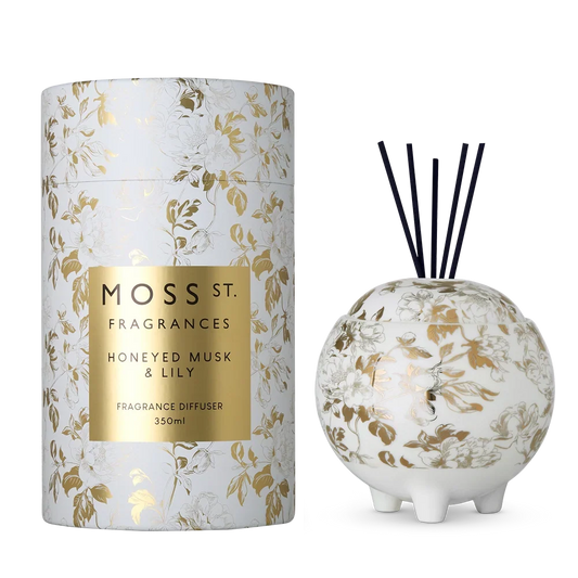 Honeyed Musk & Lily Ceramic Diffuser 350ml