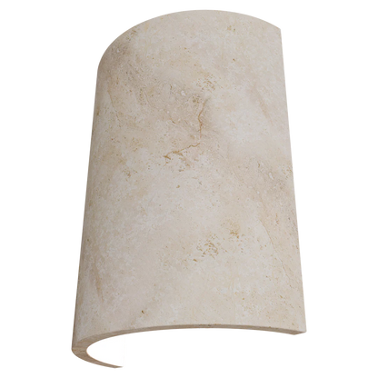 Calibo Inspire Crafted Travertine Up/Down Indoor Wall Light - Beige