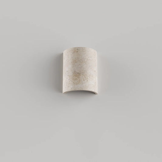 Calibo Inspire Crafted Travertine Up/Down Indoor Wall Light - Beige