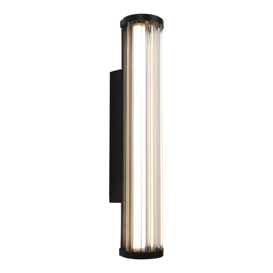 Calibo Junco Vertical Slimline Tubular 3CCT LED Exterior Wall Light