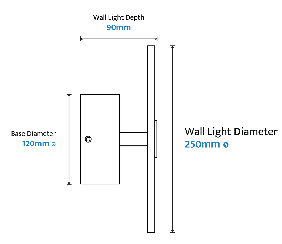 Calibo Bower Modern Alabaster Stone Round Wall Light - Brass