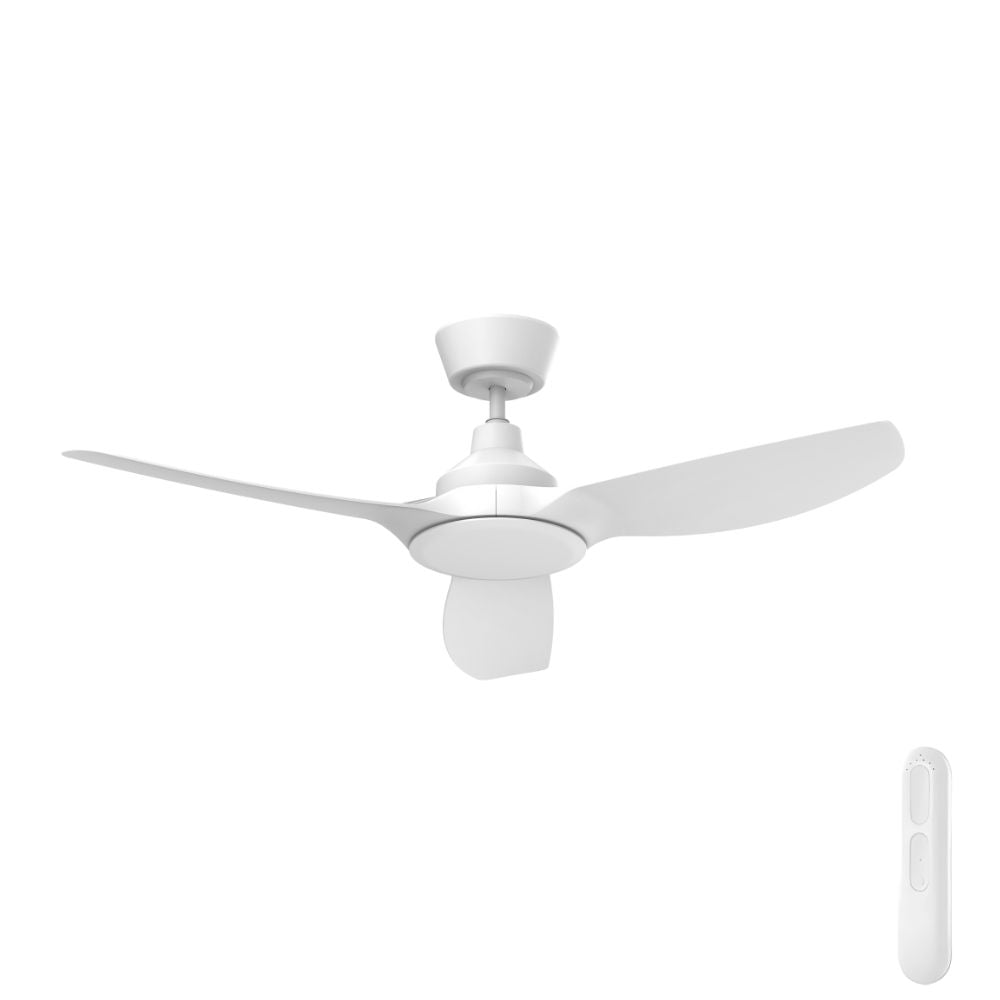 Jota 3 Blades DC Ceiling Fan White 48″
